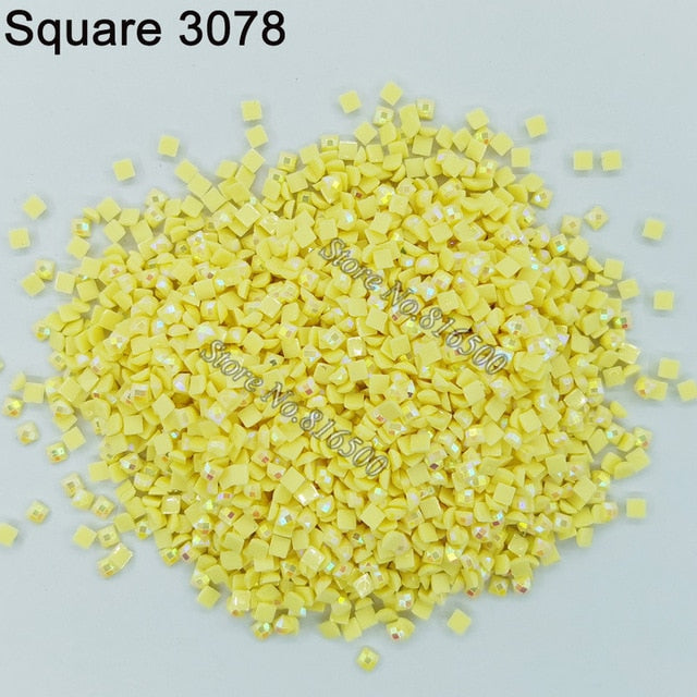 AB Ersatz Steine - Aurora Borealis Eckige Steine