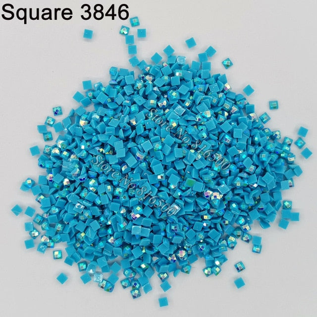 AB Ersatz Steine - Aurora Borealis Eckige Steine