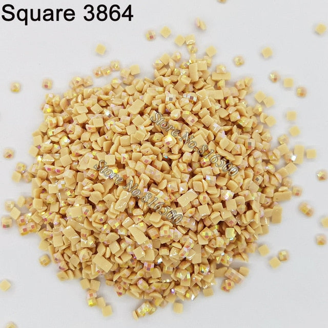 AB Ersatz Steine - Aurora Borealis Eckige Steine