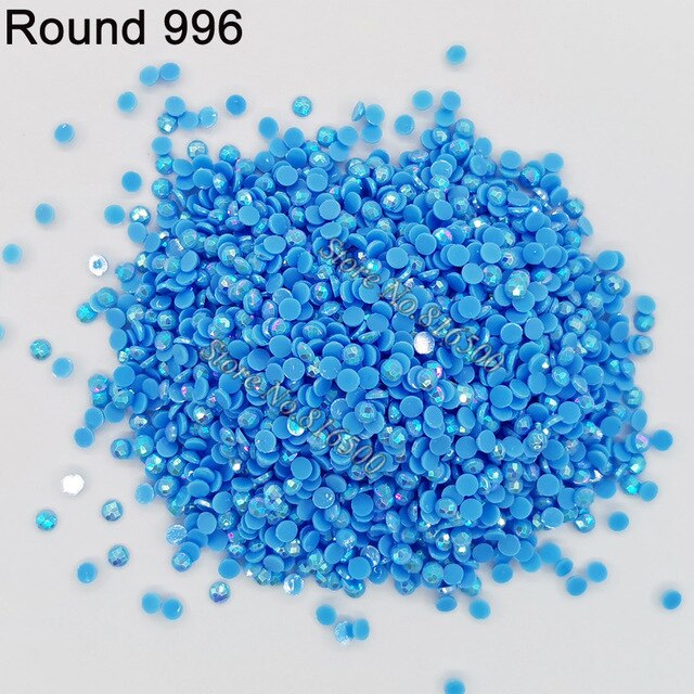 AB Ersatz Steine - Aurora Borealis Runde Steine