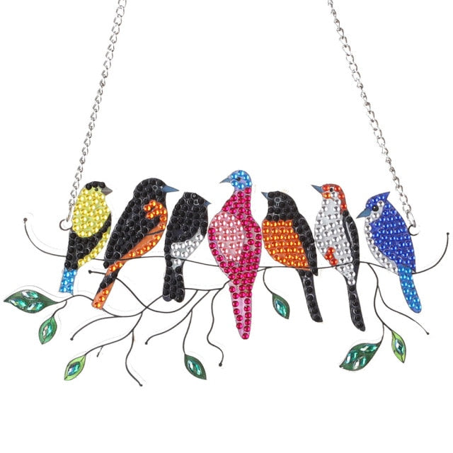 Vogel Ornamente 4-7 zum Aufhängen  | Für Anfänger