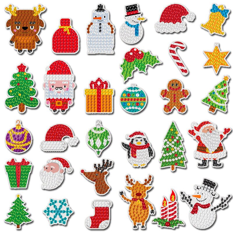 Für Kinder Partial- Weihnachten Sticker 15stk.