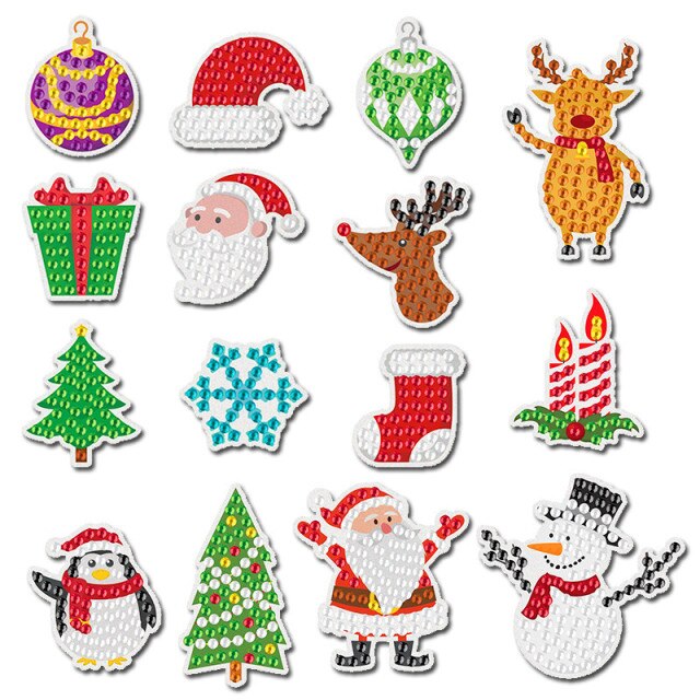 Für Kinder Partial- Weihnachten Sticker 15stk.