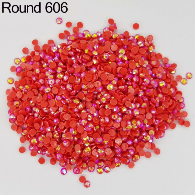 AB Ersatz Steine - Aurora Borealis Runde Steine