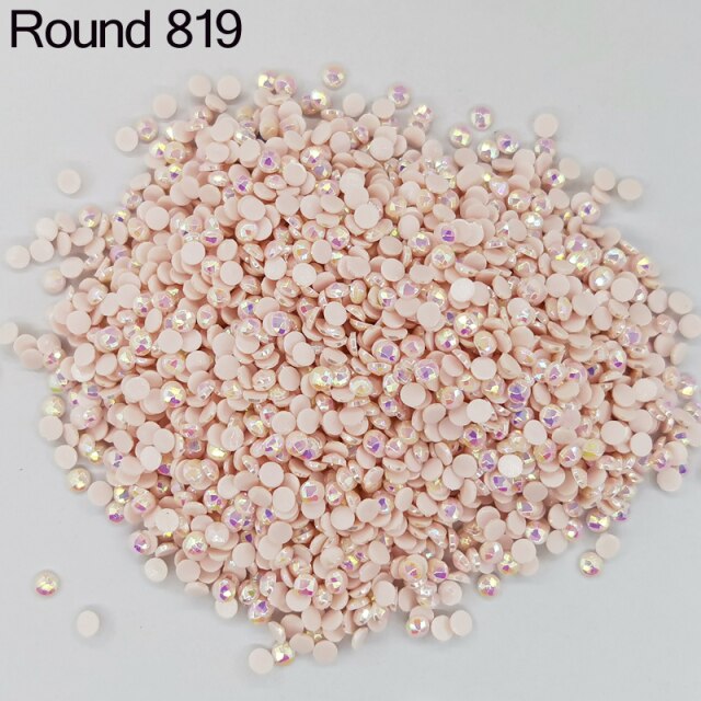 AB Ersatz Steine - Aurora Borealis Runde Steine