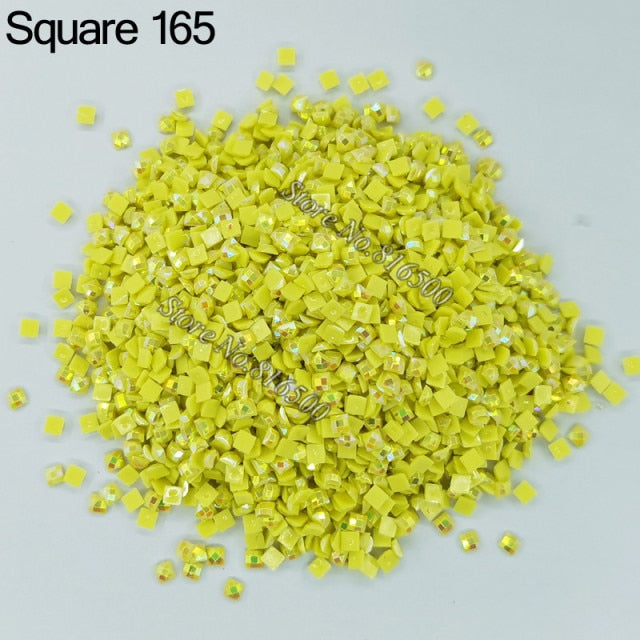 AB Ersatz Steine - Aurora Borealis Eckige Steine