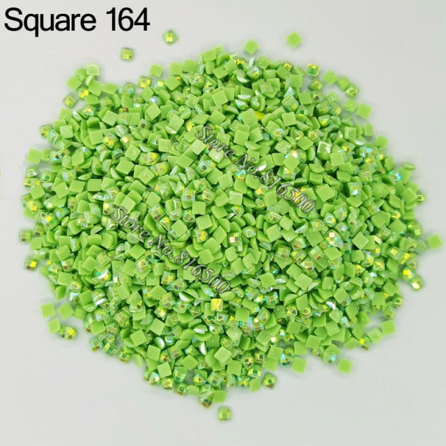 AB Ersatz Steine - Aurora Borealis Eckige Steine