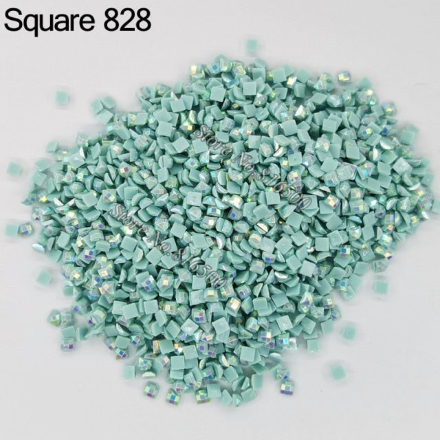 AB Ersatz Steine - Aurora Borealis Eckige Steine