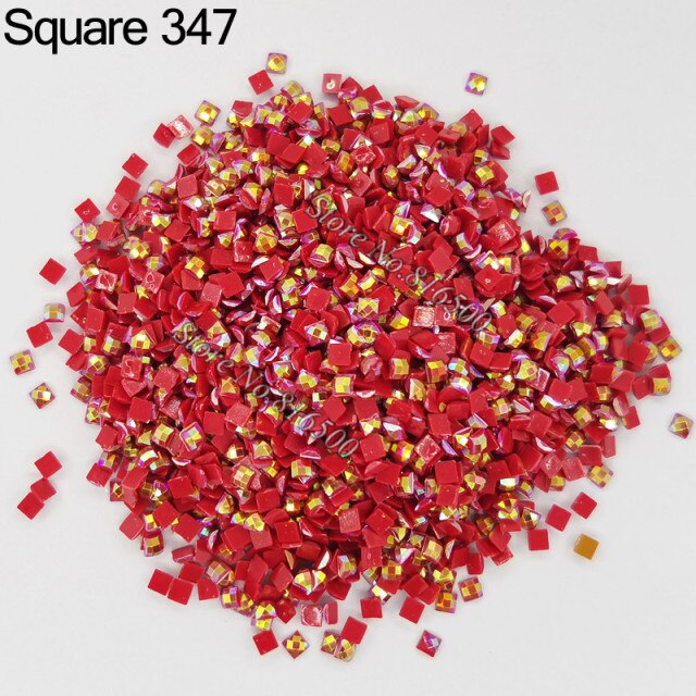 AB Ersatz Steine - Aurora Borealis Eckige Steine