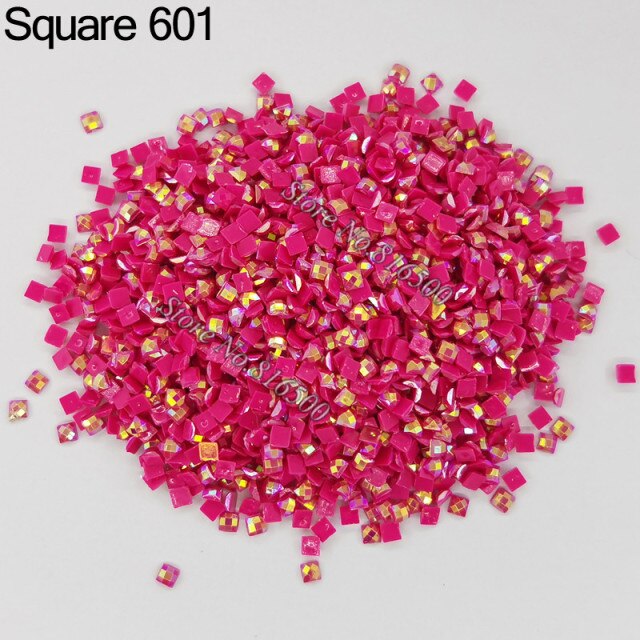 AB Ersatz Steine - Aurora Borealis Eckige Steine