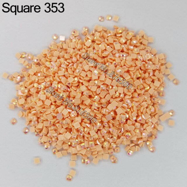 AB Ersatz Steine - Aurora Borealis Eckige Steine