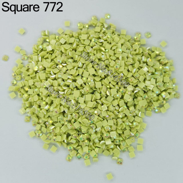 AB Ersatz Steine - Aurora Borealis Eckige Steine