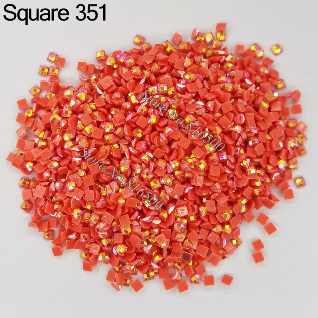 AB Ersatz Steine - Aurora Borealis Eckige Steine