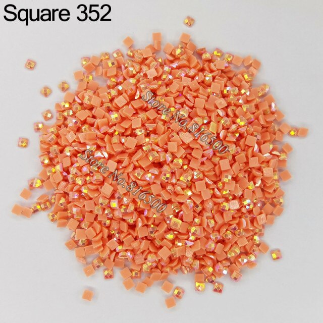 AB Ersatz Steine - Aurora Borealis Eckige Steine