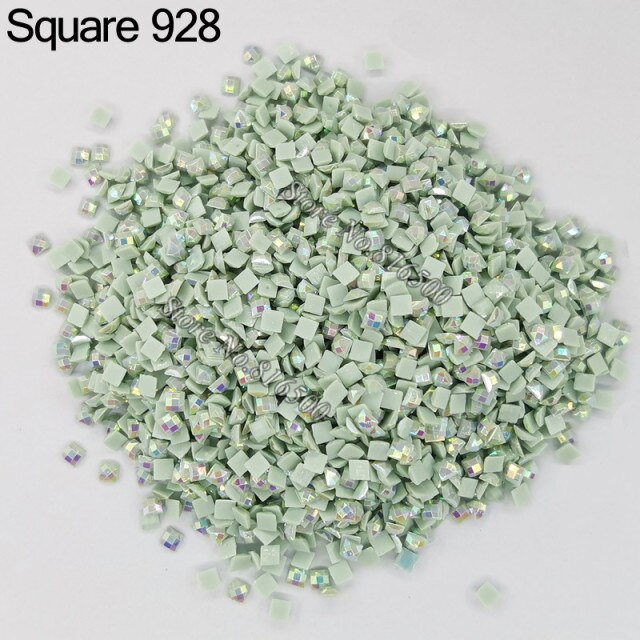 AB Ersatz Steine - Aurora Borealis Eckige Steine