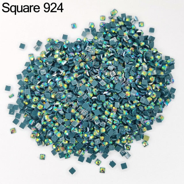 AB Ersatz Steine - Aurora Borealis Eckige Steine