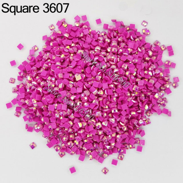 AB Ersatz Steine - Aurora Borealis Eckige Steine