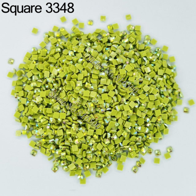 AB Ersatz Steine - Aurora Borealis Eckige Steine