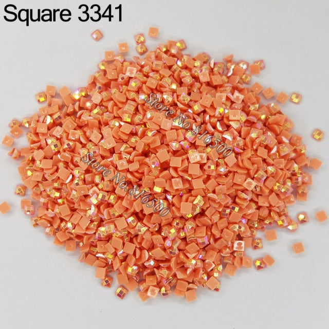 AB Ersatz Steine - Aurora Borealis Eckige Steine