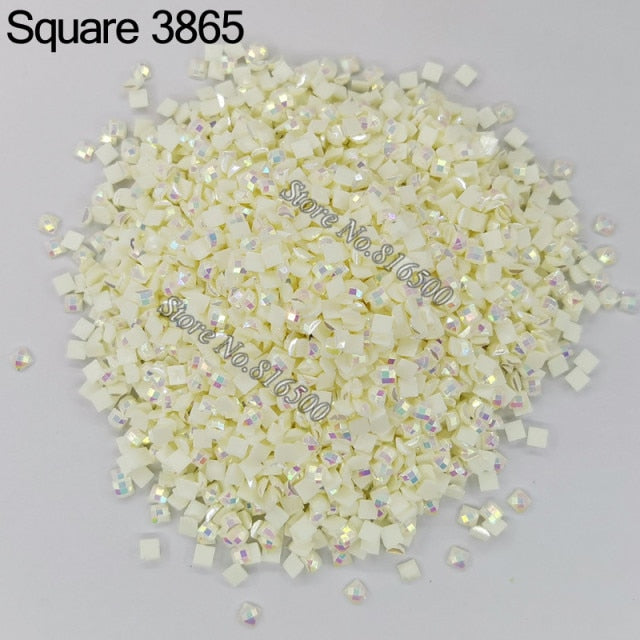 AB Ersatz Steine - Aurora Borealis Eckige Steine